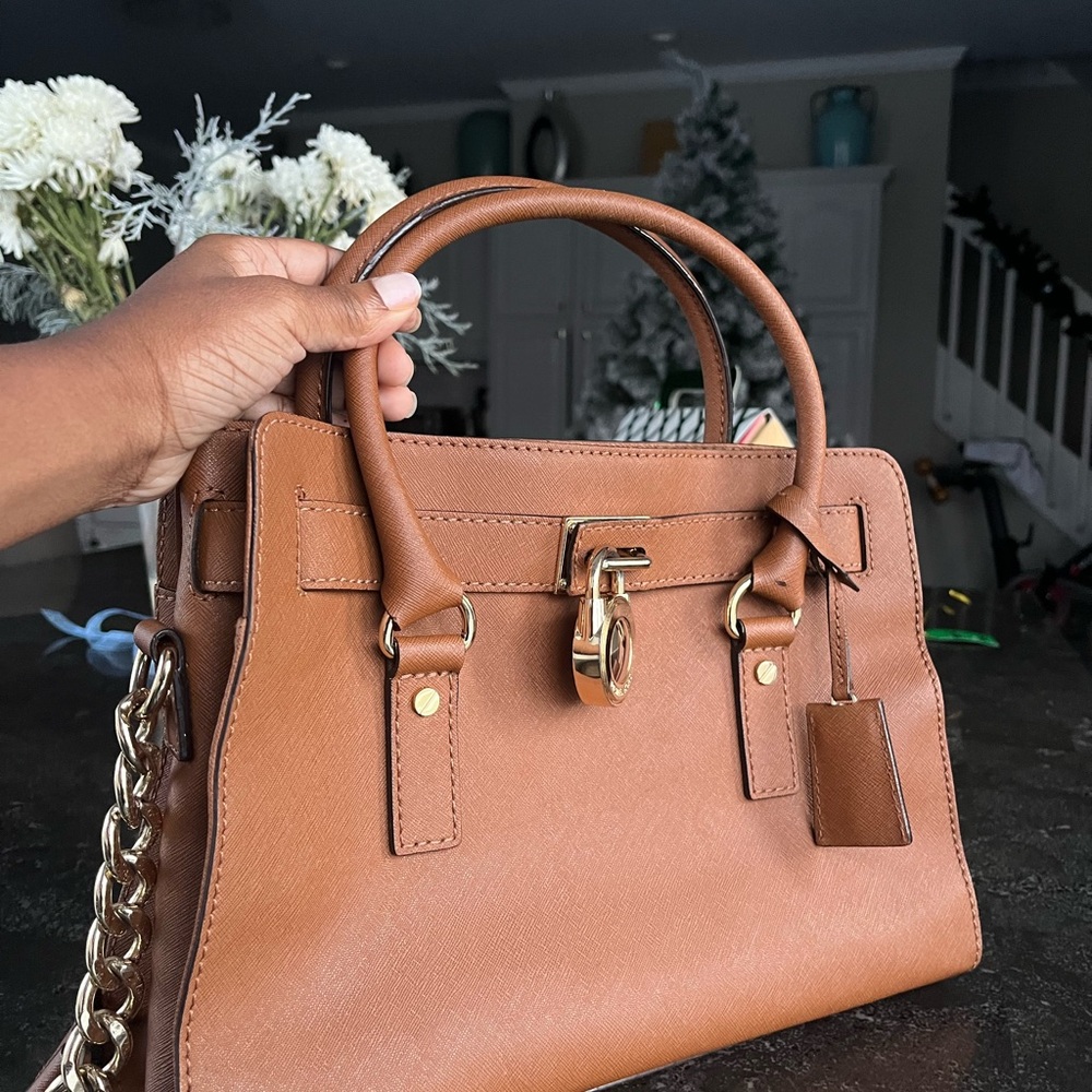 Michael Kors Brown Leather Handbag
